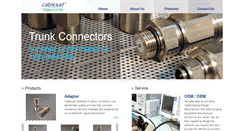 Desktop Screenshot of cablesat.com.tw