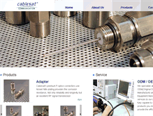 Tablet Screenshot of cablesat.com.tw